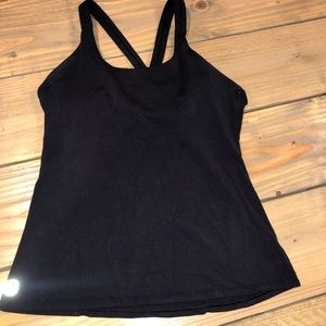 Athleta built in sports bra top